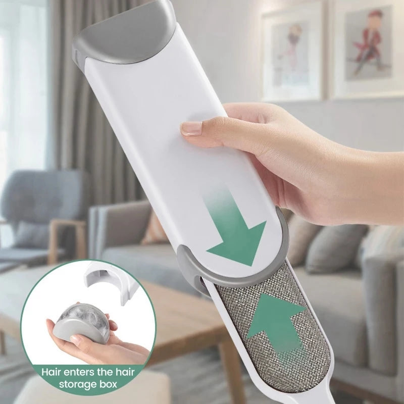 Magic Clothes Lint Remover Reusable Pet Cat Hair Fur Roller Brush Reusable Static Dusting Cleaning Brushes Manual Cleaner Tool